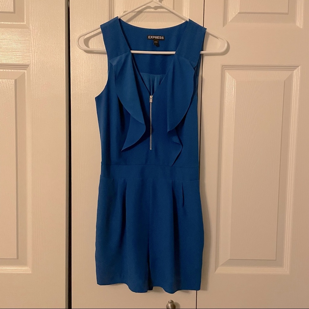 Express Sleeveless Romper Blue Size 0